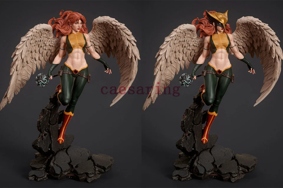 Hawkgirl DC 3D Printing Figure Unpainted Model Sculpture GK Blank Kit New Stock - Image 2 of 4