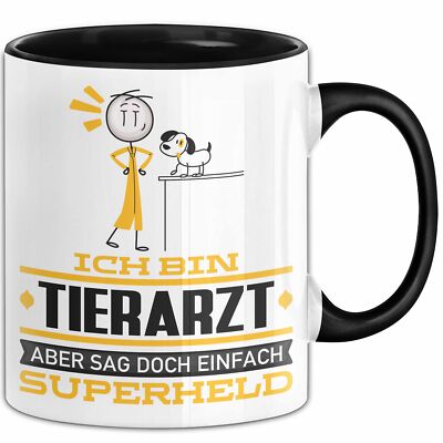Tierarzt Geschenk Tasse Ich Bin Tierarzt Aber Sag Doch Einfach Superheld Lustige