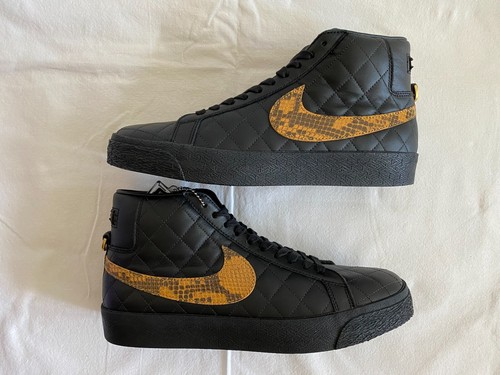 Supreme x Nike SB Zoom Blazer Mid QS Black DV5078-001 UK 8.5 US 9.5 EU 43 - Bild 4 von 7