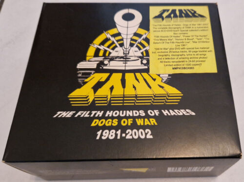 TANK - The Filth Hounds Of Hades - Dogs Of War 1981-2002 8 CD BOX + DVD