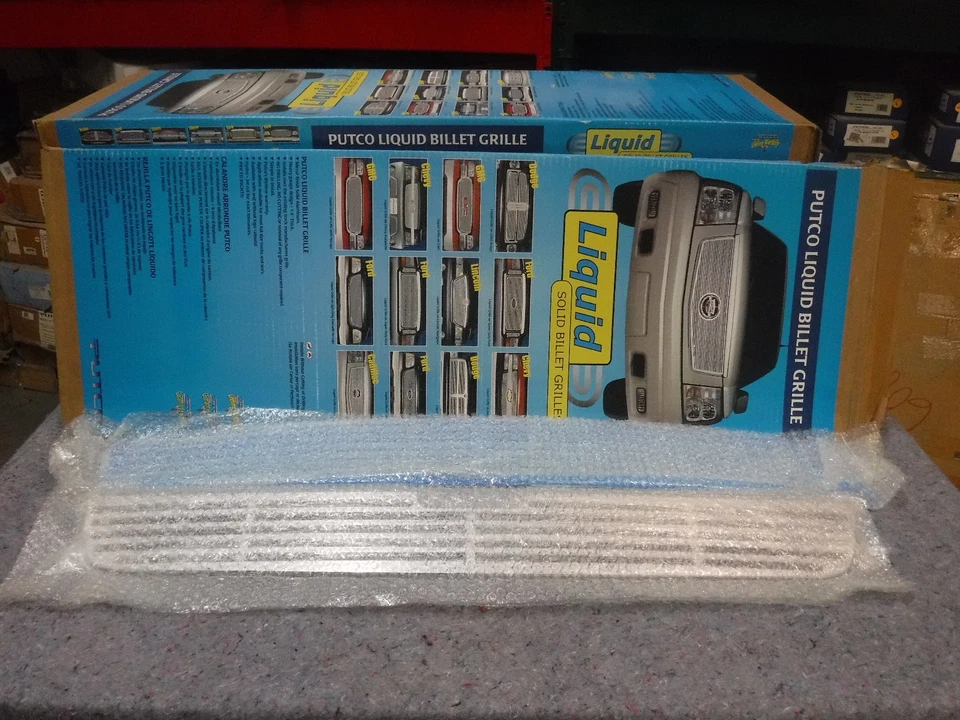 Решетка алюминиевая полированная жидкостная Putco 91137 для Chevrolet Silverado - Изображение 2 из 4