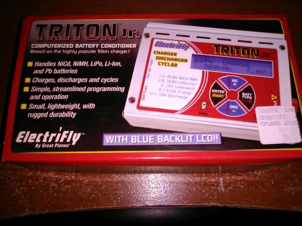 ElectriFly Triton Jr. Computerized battery conditioner GPMM3152 with lead deans - Image 3 of 3