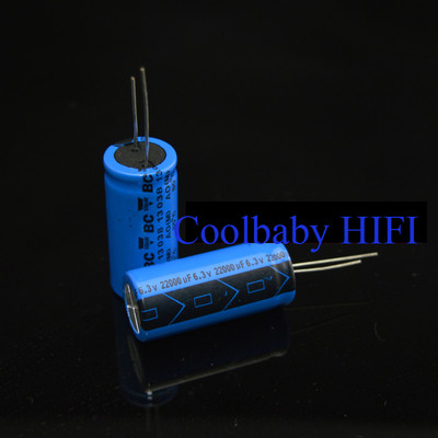 2PCS VISHAY PHILIPS BC038 6.3v 22000uF 18*45mm HiFi Audio Electrolytic Capacitor