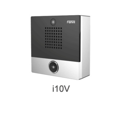 Fanvil i10V Mini intercom with a built-in camera 2 SIP lines Supports POE 10/100