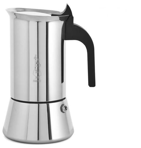 Moka Bialetti Venus Caffettiere In Acciaio Inox Adatta Anche Induzione 4/6TZ - Foto 7 di 10