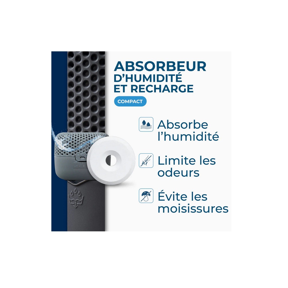Starwax Absorbeur D'humidité Compact + 1 Tablette 001076 - Référence