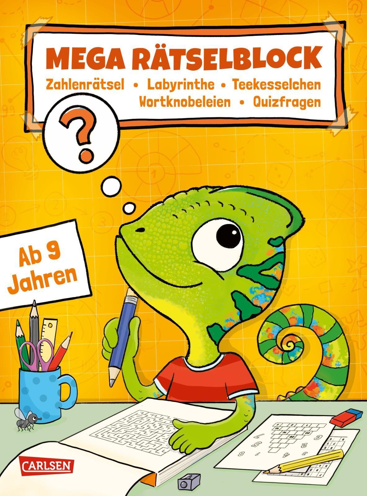 Jasmin Riter ~ Rätseln für Kinder ab 9: Mega Rätselblock - Zah ... 9783551192059
