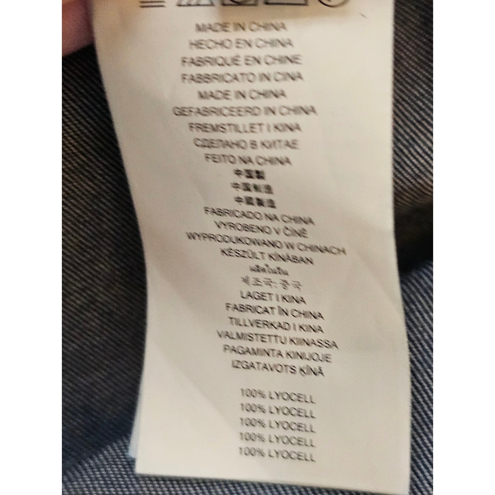 MICHAEL Michael Kors Chambray Denim Utility Romper Jumpsuit Button Up Drawstring thumbnail 10