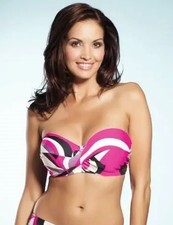 Fantasie Athens Underwired Bandeau Bikini Top 5392 Pink Flambe
