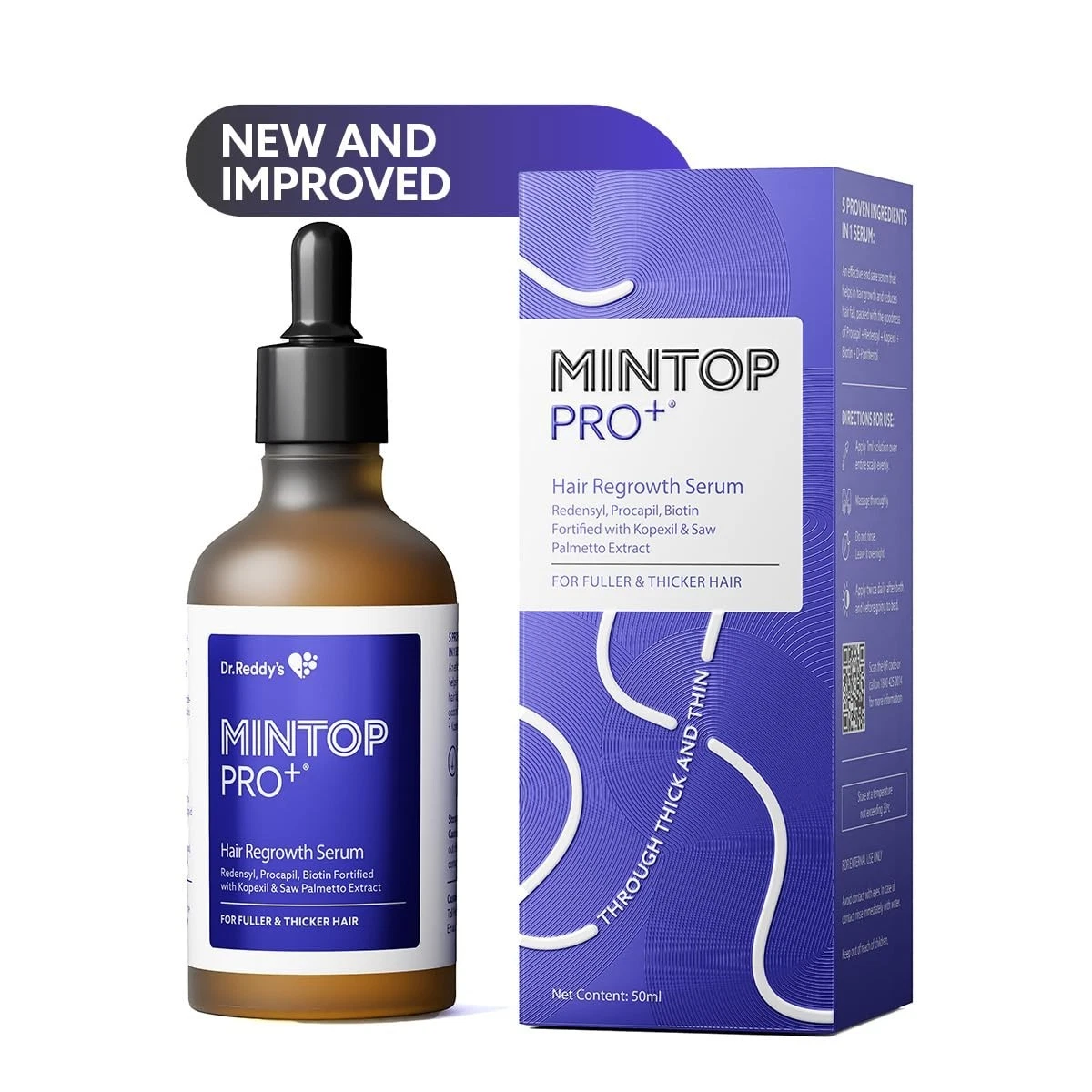 Mintop Pro Plus Hair Regrowth Serum by Dr Reddys 50 ml Free Ship