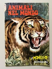 Animali nel Mondo Il Monello Enciclopedia 1971 mancano 4 figurine 6 staccate