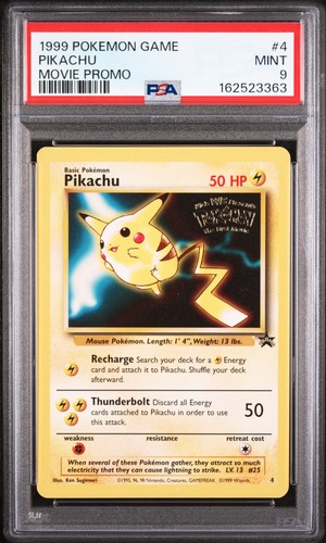 Pikachu graded PSA 9 for sale on eBay