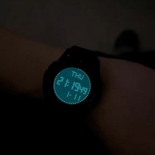 NORTH EDGE ALPS Men's Digital Carbon fiber Watch Shock Militray Sports Super Lig - Picture 17 of 21
