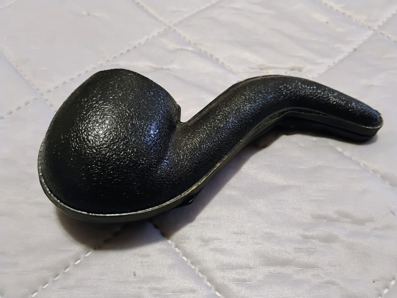 Large Austria Meerchaum Pipe Case Only Read For Measurements. Bent Stem 
