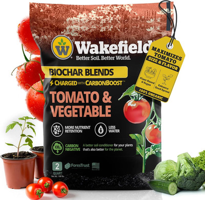 Organic Potting Soil Blend for Vegetables & Gardens - 2 Quarts
