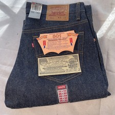 Vintage 1987 Deadstock Levis 501xx Jeans 35x32 Made in USA 501-0000 NWT READ 