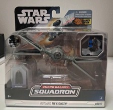 Star Wars Micro Galaxy Squadron - Outland TIE Fighter  0017 Rare 1 Of 15000