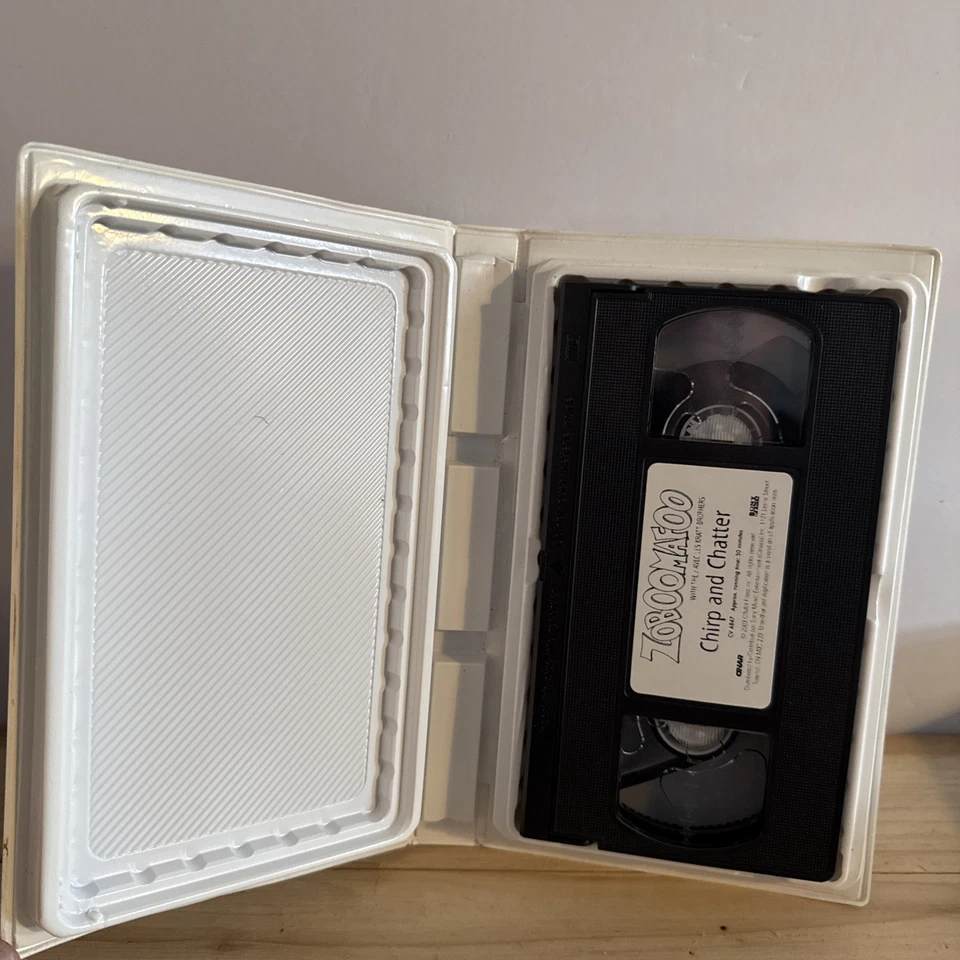 Zoboomafoo Chirp And Chatter VHS Kratt Brothers PBS KIDS RARE 2003 Tested Works Foto 3 de 4