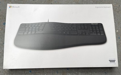 Microsoft Ergonomic USB Wired Keyboard QWERTZ Englisch Arabisch Layout PC Mac