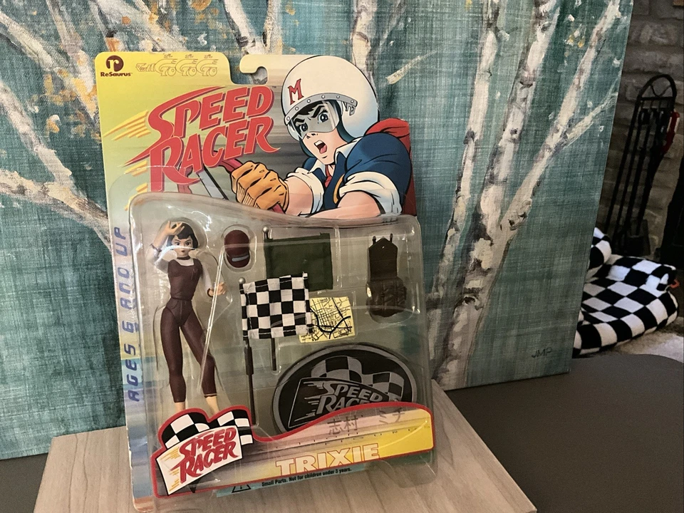 Speed Racer Series One 1 - TRIXIE Action Figure (ReSaurus, 1999) NEW SEALED - Image 3 of 4