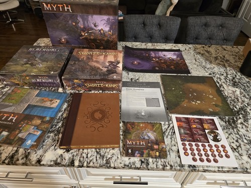 Lot Myth 2.0 Board Game & Expansions Megacon Games FACTORY SEALED - Picture 3 of 23