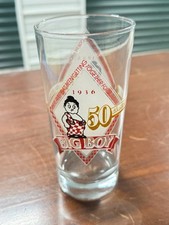 Vintage 1986 Big Boy 50th Anniversary Drinking Glass Tumbler