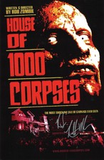 Robert Mukes Autographed House of 1000 Corpses 11x17 Poster
