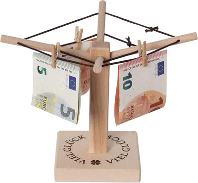 Bartl Geldwäschespinne, Tolles Hochzeitsgeschenk oder Geburtstagsgeschenk | Mone