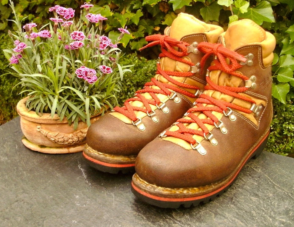 STEFAN  🇦🇹  Trekking-/Bergstiefel Gr.40 Leder braun VIBRAM®  1x getr. NP: 289€