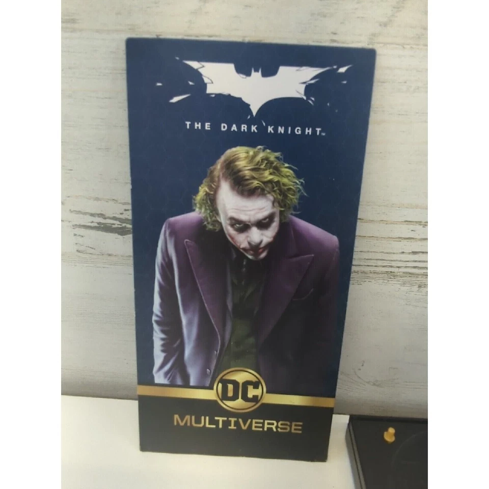 DC Multiverse Signature Collection Joker 6" Heath Ledger Dark Knight Foto 2 de 4