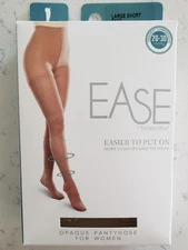 Ease Therafirm Women's Pantyhose 20-30 mmHg Compression Large Short Open Box