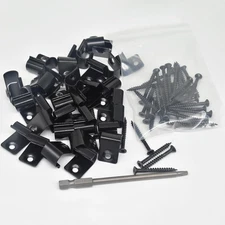 Hideaway Start Clips - 40 Pc Universal Deck Starter Clips with Hidden Fasteners 