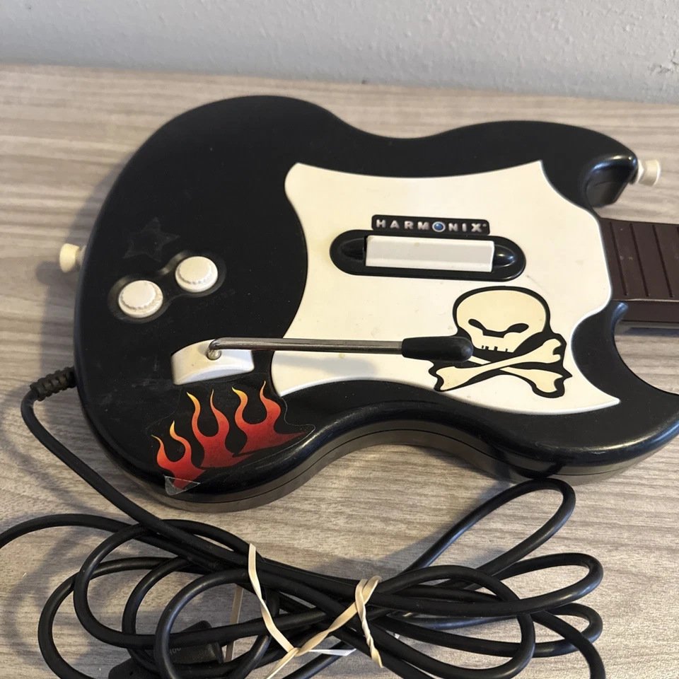 Guitar Hero RedOctane Black Wired Gibson PSLSGH PS2 Model Tested Working Lot - Image 4 of 4