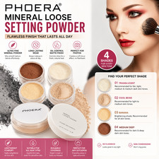 PHOERA No Filter Setting Loose Powder Bare Face Translucent Foundation Makeup