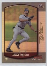2000 Bowman Chrome Refractor Todd Helton #6 HOF 11z5