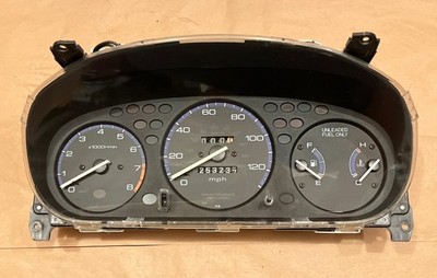 1996 2000 Honda Civic EX Instrument Cluster Manual RPM Tach EK 253K Miles no ABS