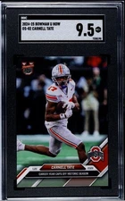 SGC 9.5 2024-25 TOPPS NOW BOWMAN U CARNELL TATE OS-02 OHIO STATE NATIONAL CHAMPS