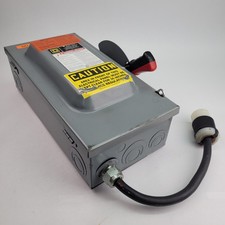 Square D H362 Series F05 Disconnect Switch Fusible 600 VAC 60 Amp 3 Pole - USED