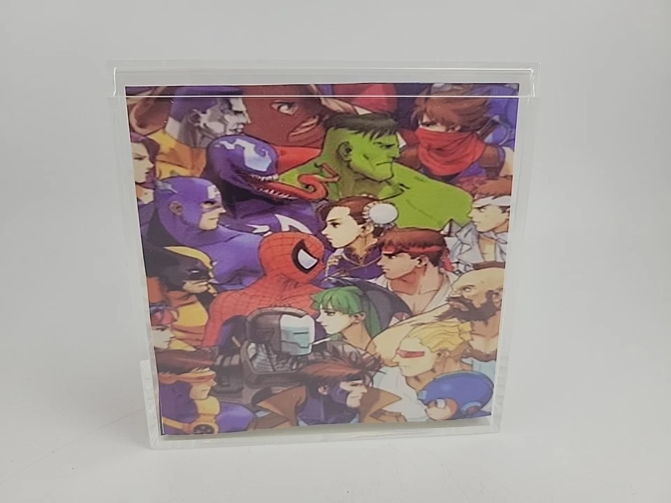 Marvel Vs Capcom 2 3D Cube Handmade Diorama Playstation Video Game Shadowbox  - Image 4 of 4