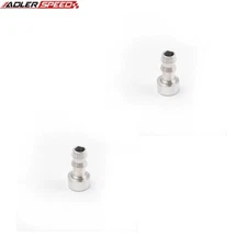 US SHIP 2PCS 1/2" inch Male Barb Weld On Bung Straight Fuel Oil Fitting Adapter