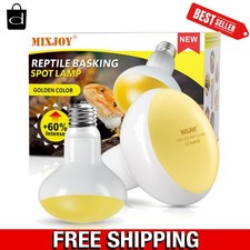 2-Pack 100W Reptile Heat Lamp 100W Amphibians Basking Light Bulb UVA Heat Lamp