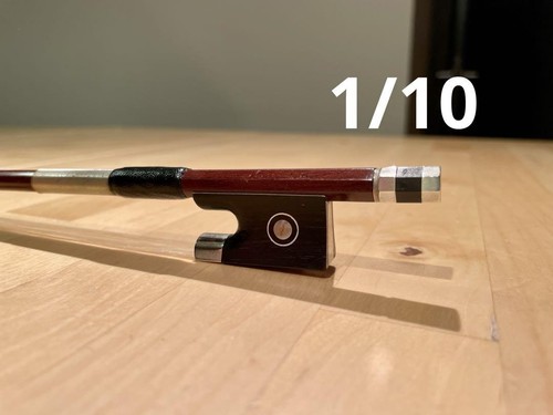 Violin Bow 1/10 Size Cleaned & Balanced Beginner & Expert Use