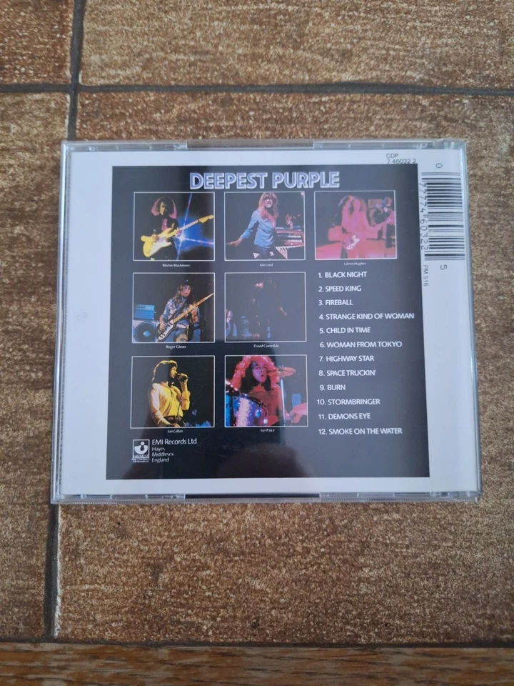 CD - DEEP PURPLE - DEEPEST PURPLE - THE VERY BEST OF - Zustand sehr gut !!! - Bild 2 von 2