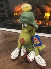 Vintage Marvin Martian K-9 Dog Plush Looney Tunes Stuffed '97 Toy 11"