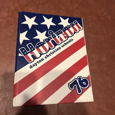 #ad 1976 Dayton Christian Jr Sr High School Yearbook Dayton Ohio Horizon $24.99