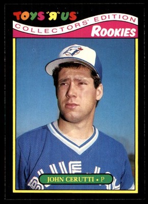John Cerutti 1987 Topps Toys ''R'' Us Rookies #6 Blue Jays MLB READ FREE SHIPPING