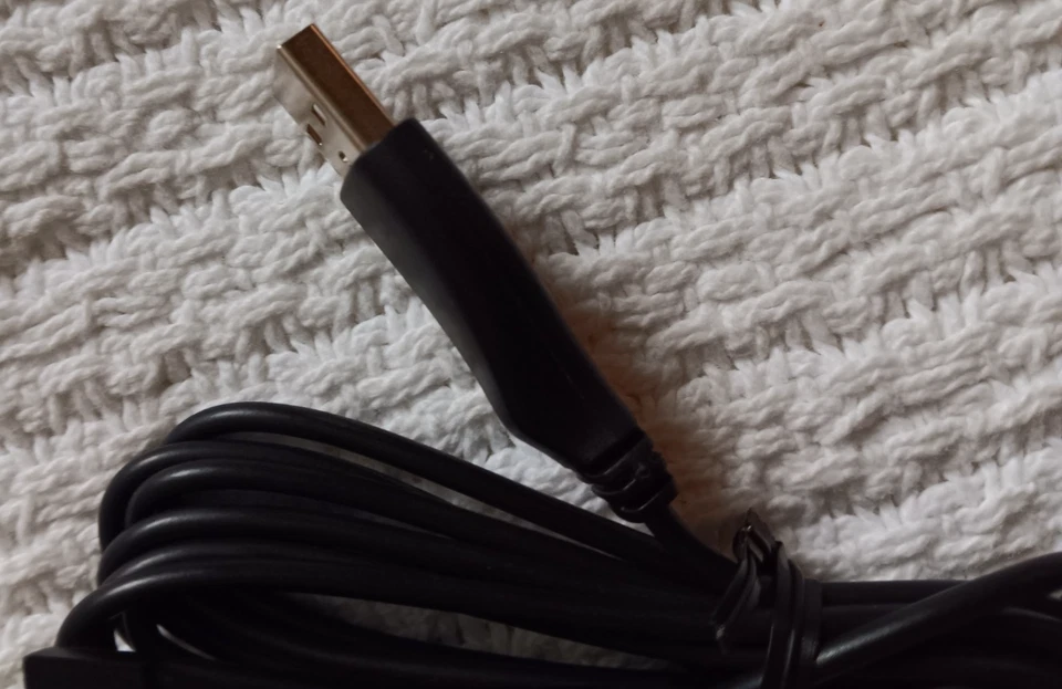 Logitech Teclado USB Mouse Negro Cargador Extensión de Alimentación Cable A a A Cable Cable Cable Foto 3 de 4