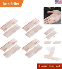 Clear Interlocking Fastener Strips - 8 Pack EZ Pass  Toll Tag Mounting Solution