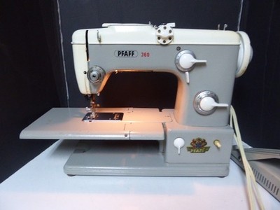 Vintage PFAFF 360 Automatic Sewing Machine Germany w/ Foot Pedal Tested Works