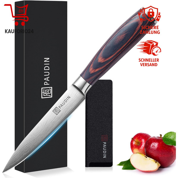 Kochmesser 13 Cm Profi Scharf KüChenmesser Aus Rostfreiem Edelstahl Ergonomisch-image